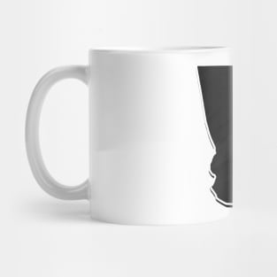 Black Georgia Outline Mug